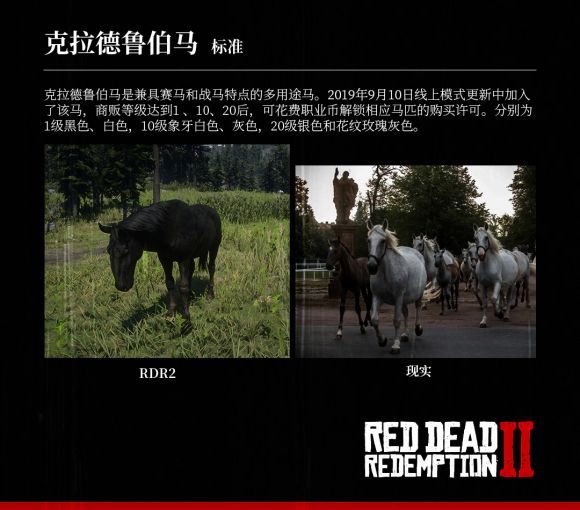 荒野大镖客2 Reddeadredemption2 马匹大全及原型对照 老友网