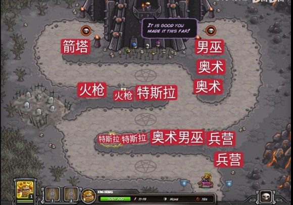 皇家守卫军 Kingdomrush 第十一关凄凉山谷攻略 老友网