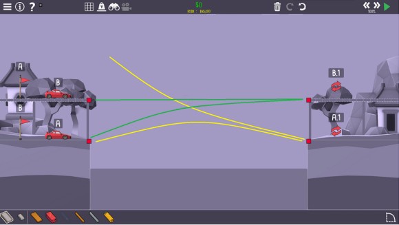 桥梁建造师2《PolyBridge2》5-2攻略