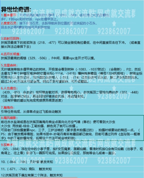 古剑奇谭网络版异闻录开启方式及奇闻攻略