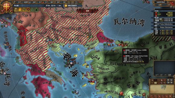 欧陆风云4《EU4》极难铁人拜占庭破局战攻略