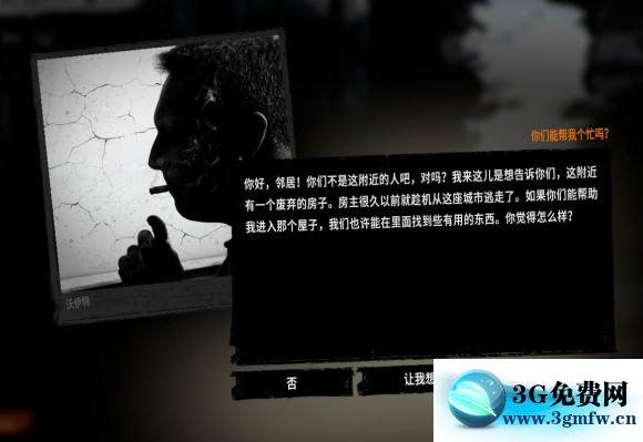 这是我的战争《ThisWarofMine》NPC造访事件攻略