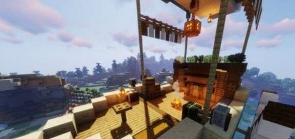 我的世界《minecraft》魔法飞艇建造图文攻略