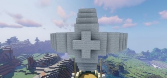 我的世界《minecraft》魔法飞艇建造图文攻略