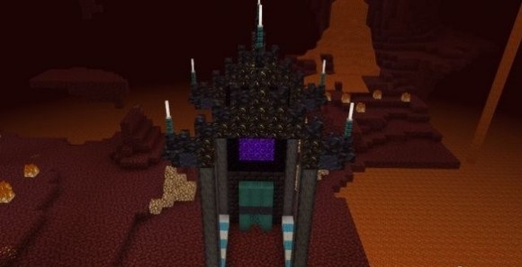 我的世界《minecraft》下界城堡建造图文攻略