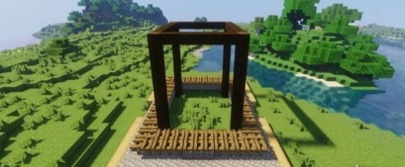 我的世界《minecraft》中式古风亭建造图文攻略