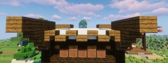 我的世界《minecraft》中式古风亭建造图文攻略