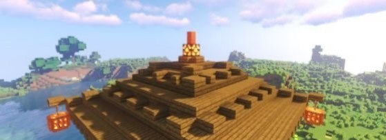 我的世界《minecraft》中式古风亭建造图文攻略