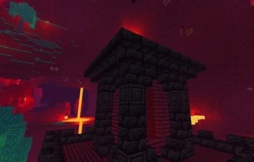 我的世界《minecraft》下界生存小屋建造图文攻略