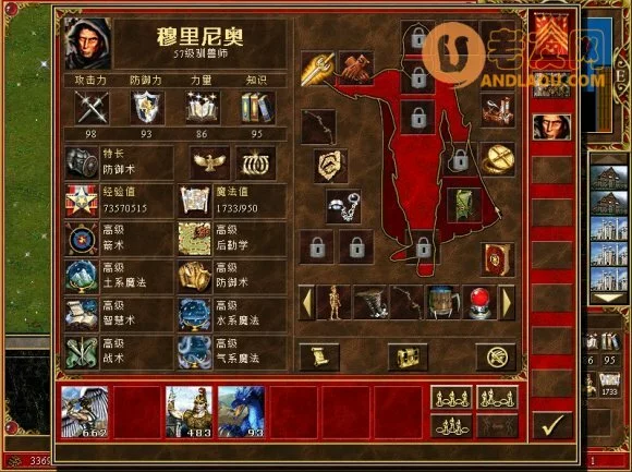 英雄无敌3RPG地图上帝之后就是我难度200%攻略