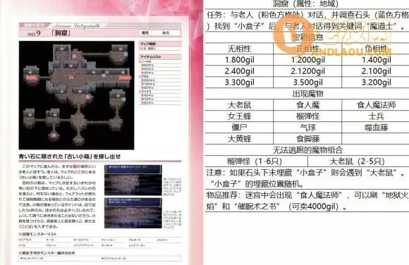 最终幻想2《FF2》秘纹迷宫攻略