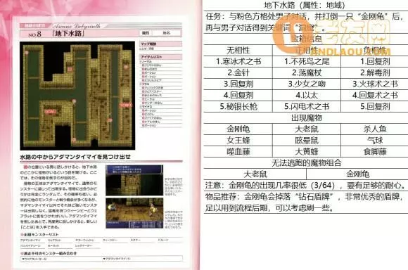最终幻想2《FF2》秘纹迷宫攻略