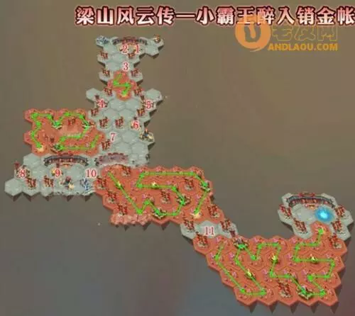 《小浣熊百将传》梁山风云传100%奖励通关攻略