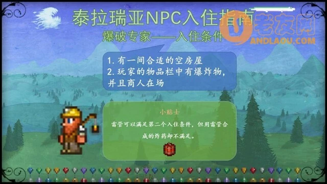 泰拉瑞亚《Terraria》NPC入住攻略