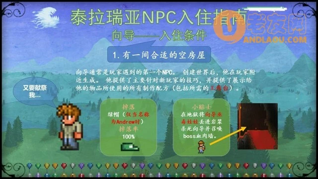 泰拉瑞亚《Terraria》NPC入住攻略