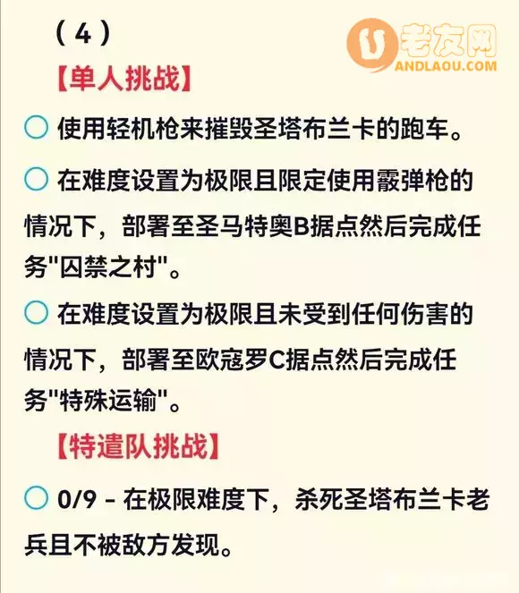 《幽灵行动荒野》每日挑战任务攻略